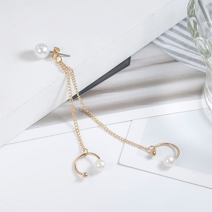 Pearl Chain Ear Clip