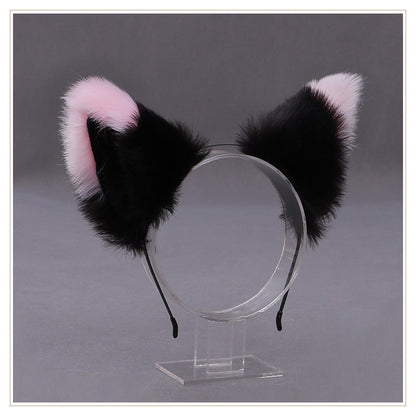 Hand-made Japanese Cute Lolita Plush KC Fox Ears