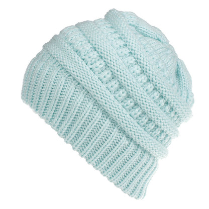 Solid Color Wool Knitted Hat