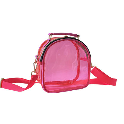 clear crossbody bags Laser Transparent Single Shoulder Crossbody Bag