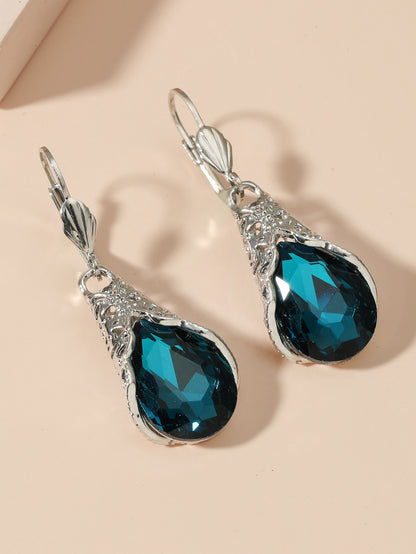 Water Drop Ear Buckle Retro Water Drop Earring Ear