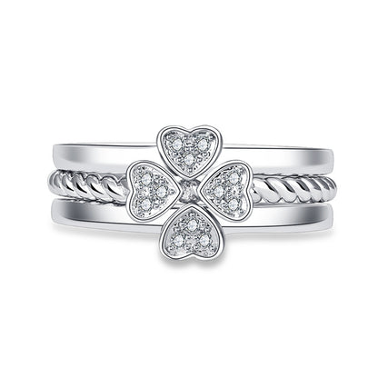 Ring Four-Leaf Clover Ring For Women