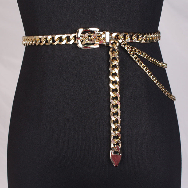 Waist Chain European And American Metal Ins Style Fashion Decorative Belt Female Belt