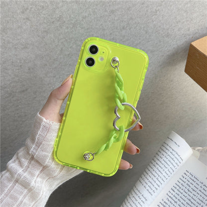 Fluorescent Love Heart Phone Case