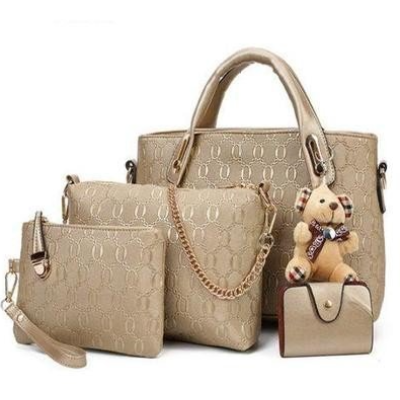 four piece  bag shoulder diagonal handbag