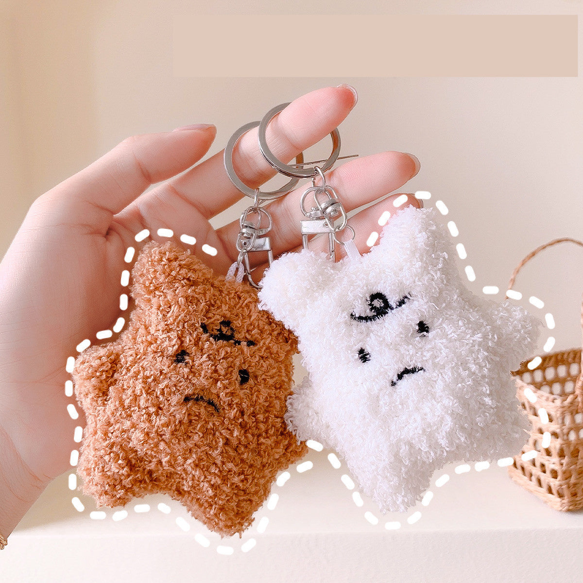 I Hate The Rainy Day Bear Keychain