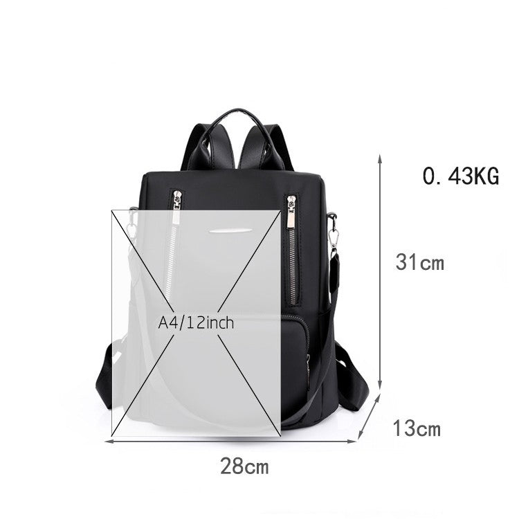 Large-capacity Cloth Simple Lightweight Backpack