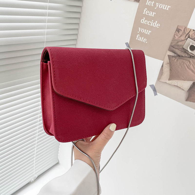 Fashion Leather Shoulder Small Square Bag