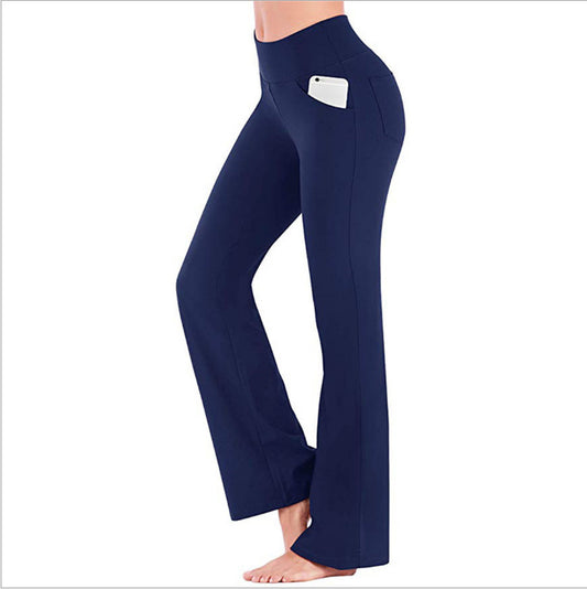 Slim Wide Leg High Waist Casual Yoga Pants