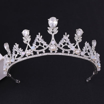 Bridal Crown and Earrings Set