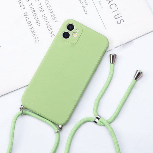 Liquid Silicone Lanyard Phone Case