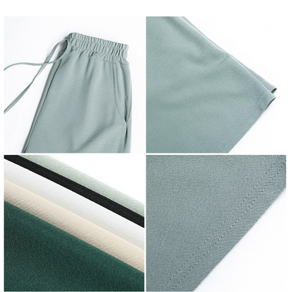 Slacks Knit Thin Pants