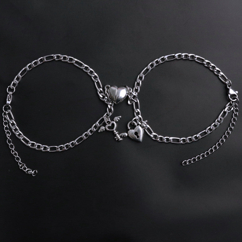 Couple Heart-shaped Bracelet