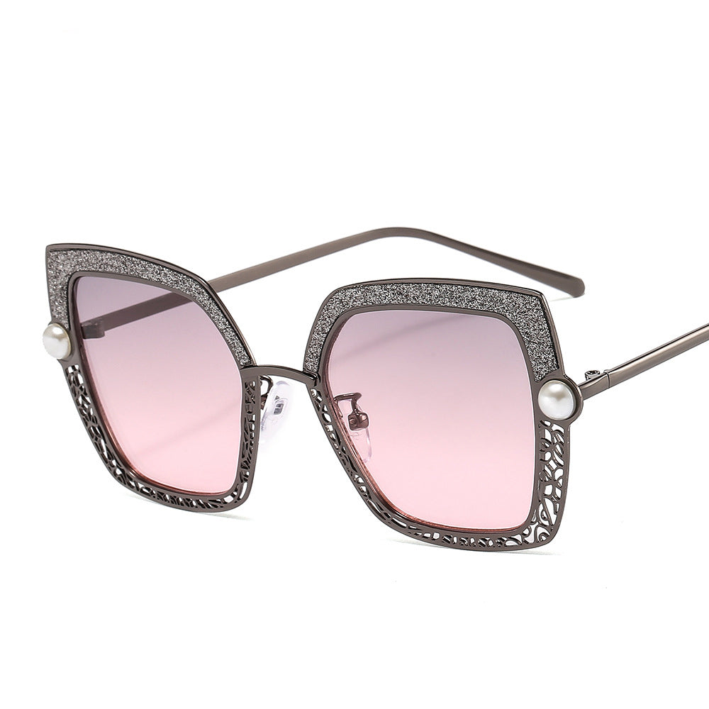 Metal Personality Rimless Sunglasses