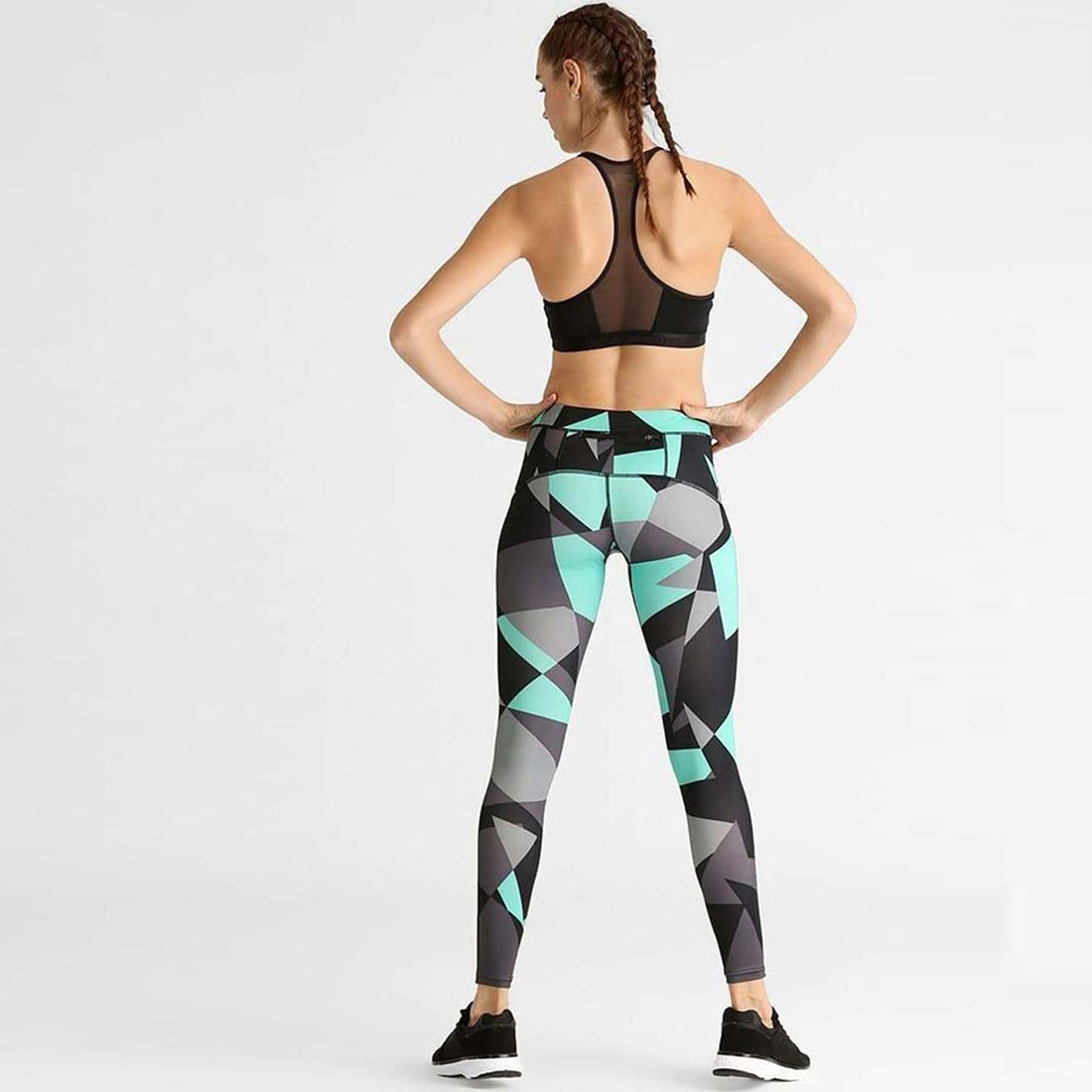 Diamond Box Nine-point Sports Leggings