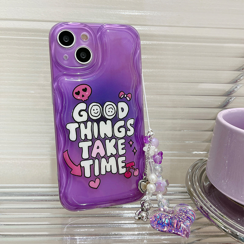 Graffiti Love Chain Mobile Phone Case