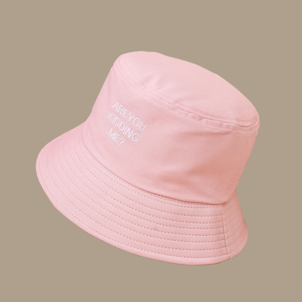 Casual Embroidered Letter Sunhat