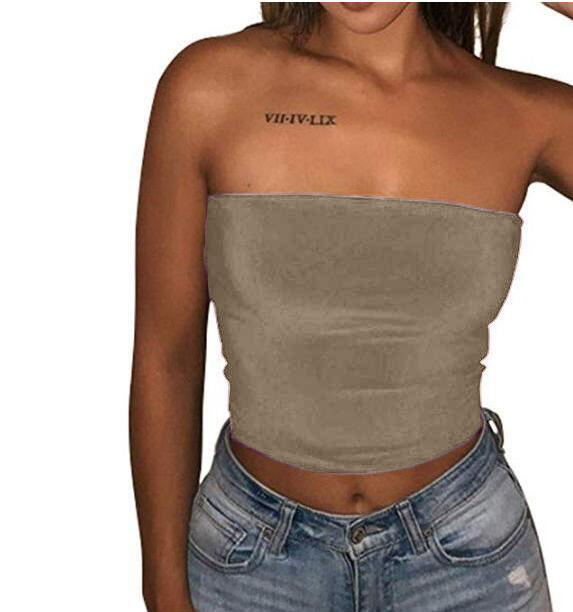 Exposed belly button wrap chest