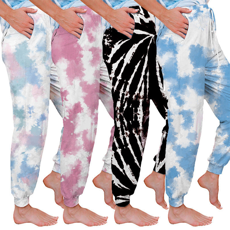 Tie-dye Trousers Home Casual Tie-dye Trousers