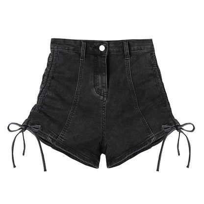 High Waist Hot Girl Denim Shorts