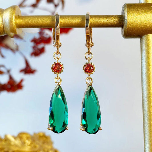 Fashion Alloy Emerald Ear Clip