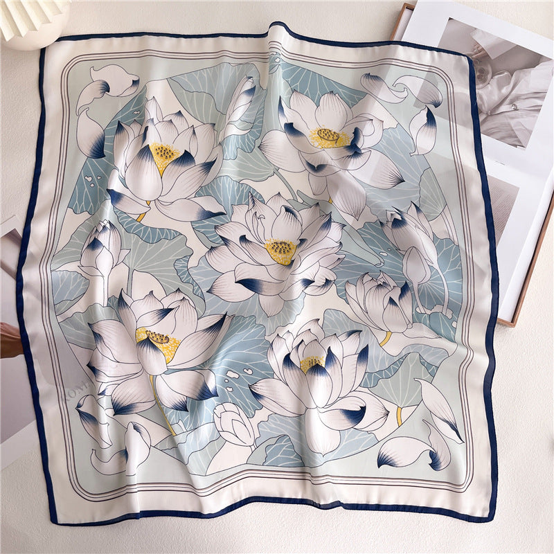 Scarves 70cm Love Bird Letter Pattern