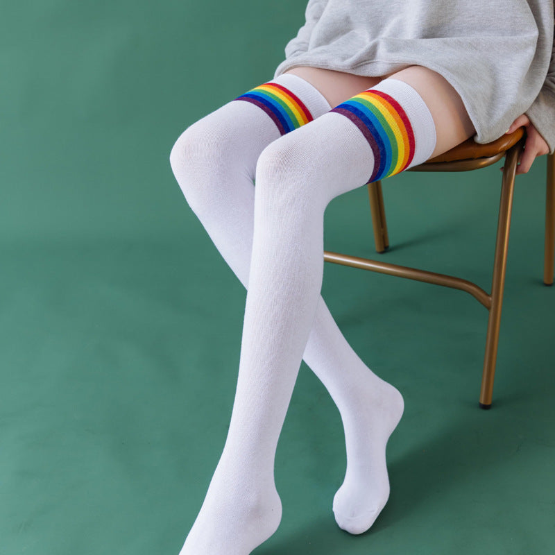 Rainbow Stripe Stockings