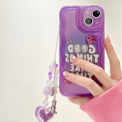 Graffiti Love Chain Mobile Phone Case