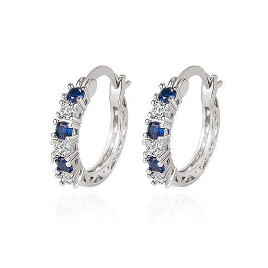 Female Diamond-studded Zircon Fashion Earrings