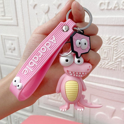 Cute Elephant Keychain Cute Cartoon Cow Car Key Chain