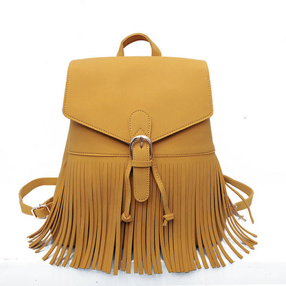 Frosted Tassel Backpack