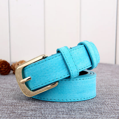 Fashion Women's Casual Pigskin Belt