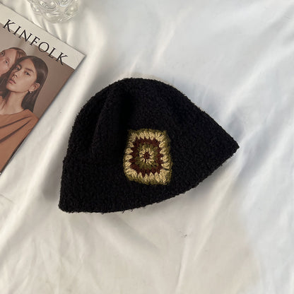 Autumn And Winter Retro Knitted Pot Hat