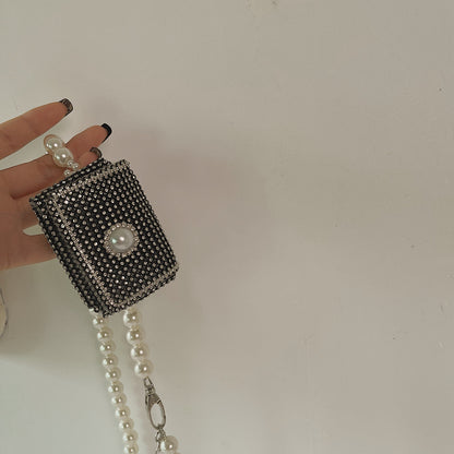 Fashion Belt Rhinestone Mini Crossbody Bag