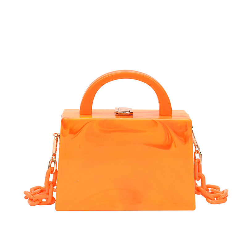 Chain Plastic Crossbody Bag