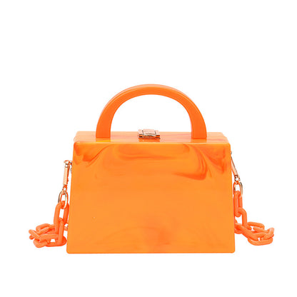 Chain Plastic Crossbody Bag