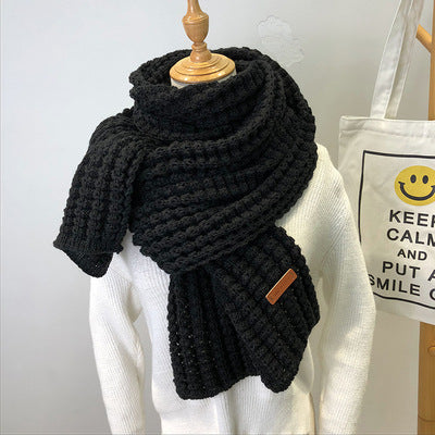 Simple Thick Warm Woolen Scarf