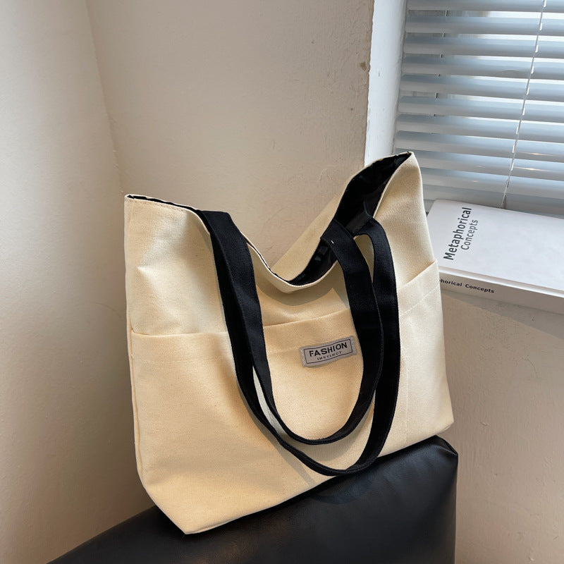 Simple One-shoulder Portable Canvas Bag