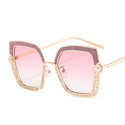 Metal Personality Rimless Sunglasses