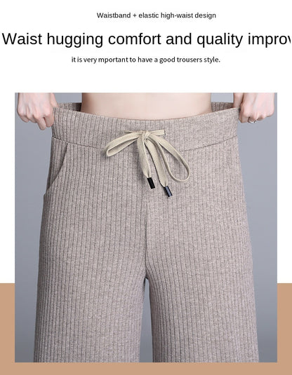 Casual All-match Knitted Trousers