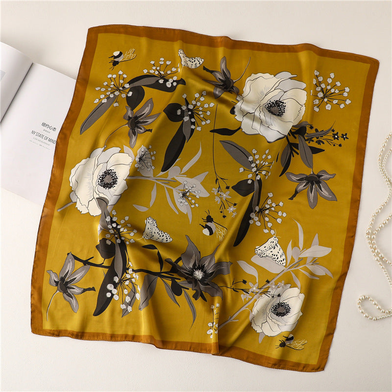 Scarves 70cm Love Bird Letter Pattern