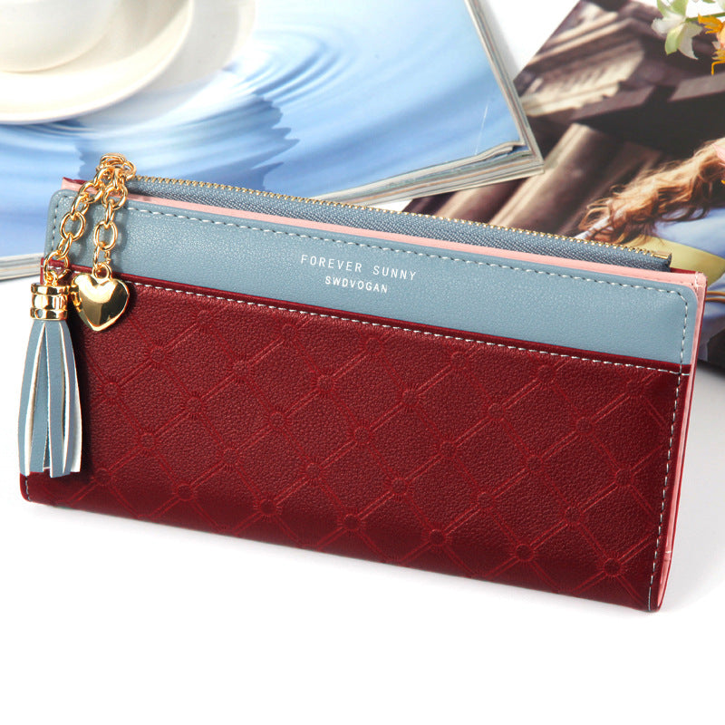 Long Style Fashion Tassels Wallet