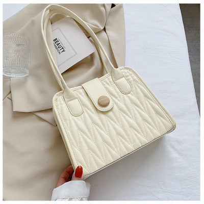 Casual Soft Leather Shoulder Bag