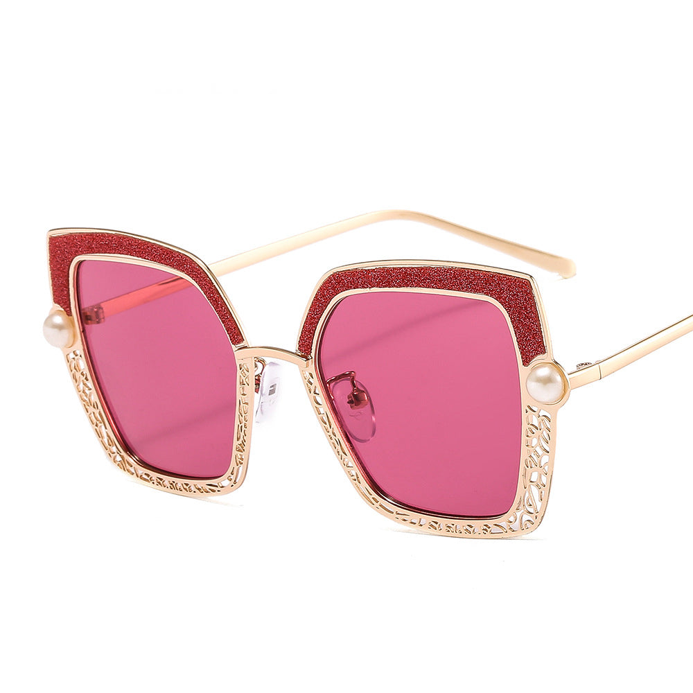 Metal Personality Rimless Sunglasses