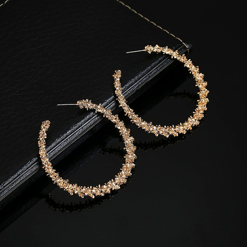 Circle Burr Earring