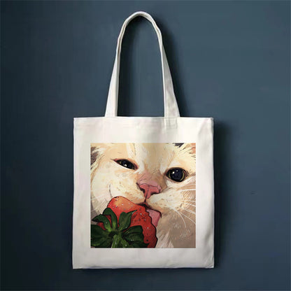 Shopping Bag Shopper Bags Tote Canvas Bag Reusable Large Capacity Casual Shoulder Bag Handbag