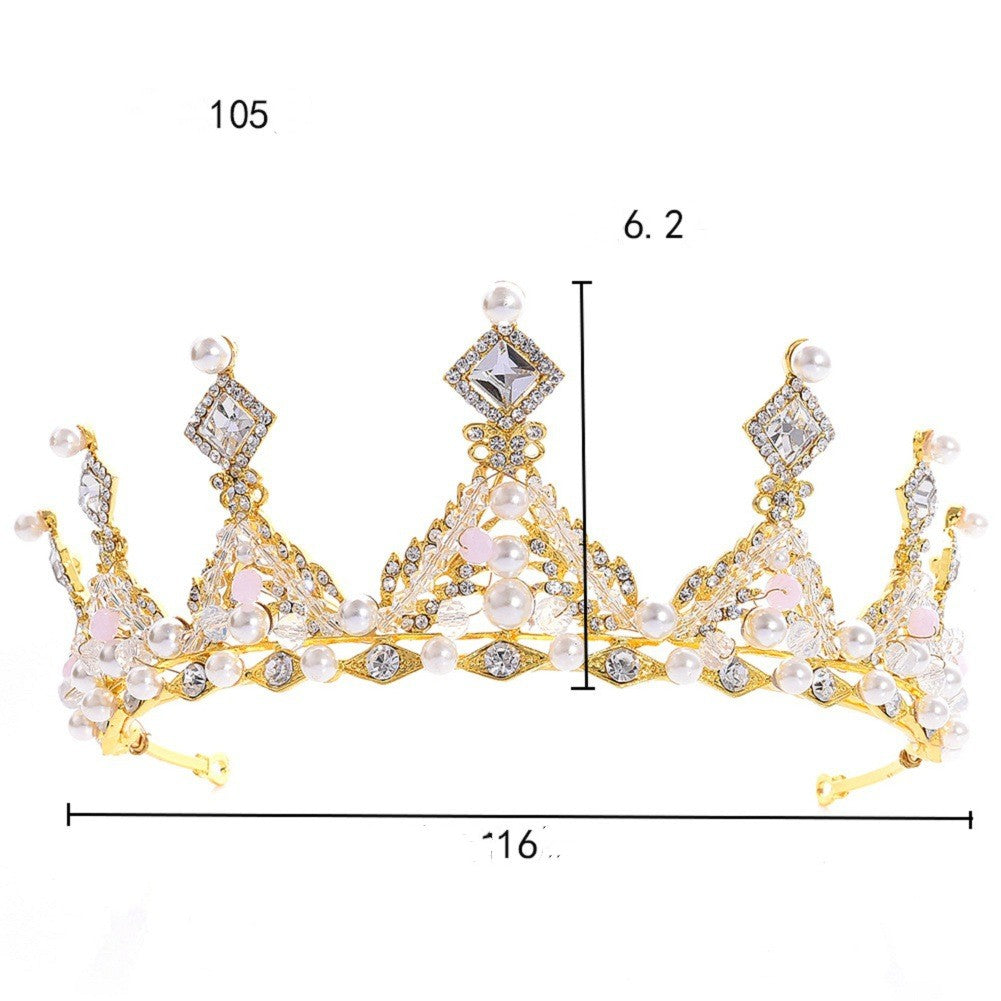 Bridal Crown and Earrings Set