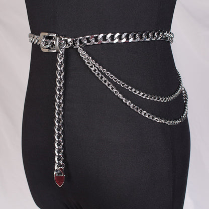 Waist Chain European And American Metal Ins Style Fashion Decorative Belt Female Belt