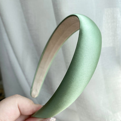 Retro Satin Sponge Headband