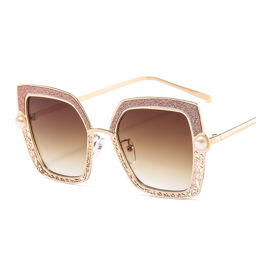 Metal Personality Rimless Sunglasses